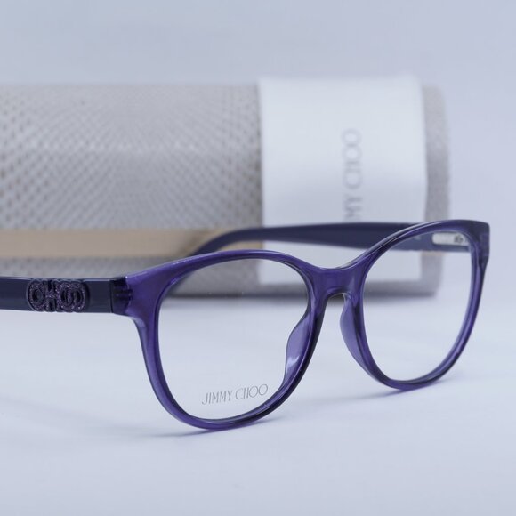 Final Price! Jimmy Choo JC241 0B3V 00 Violet Eyeglasses 52mm main image 9